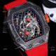 2021 New Richard Mille RM 27-02 Tourbillon Rafael Nadal Tennis Court Watch Red Fabric Strap Best Clone (2)_th.jpg